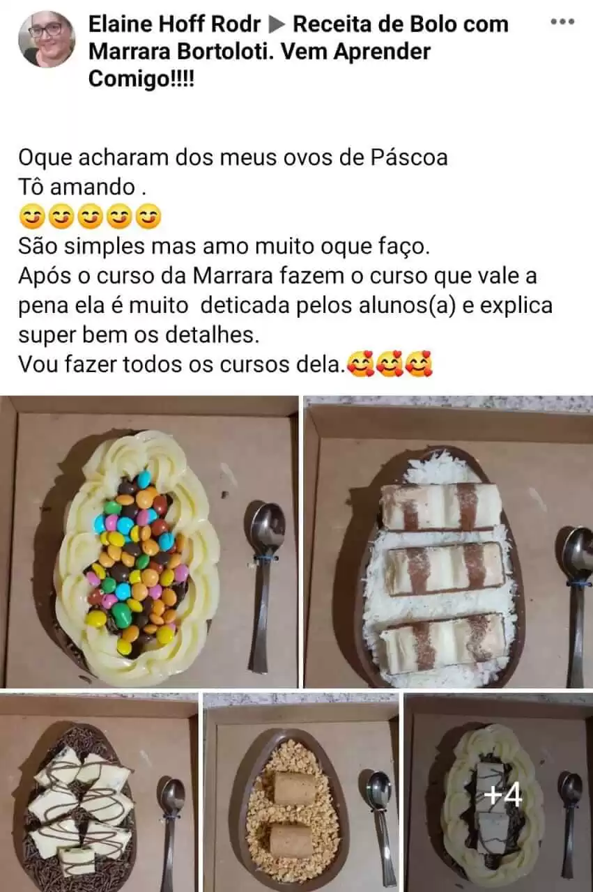 Resultados de ovos de colher